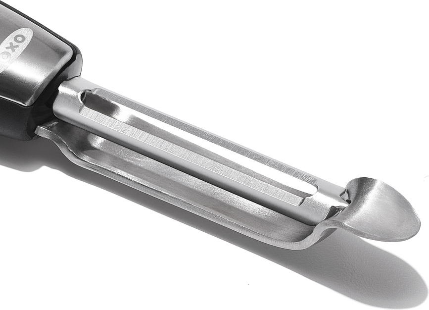 Pelador de doble filo Steel, de acero inoxidable