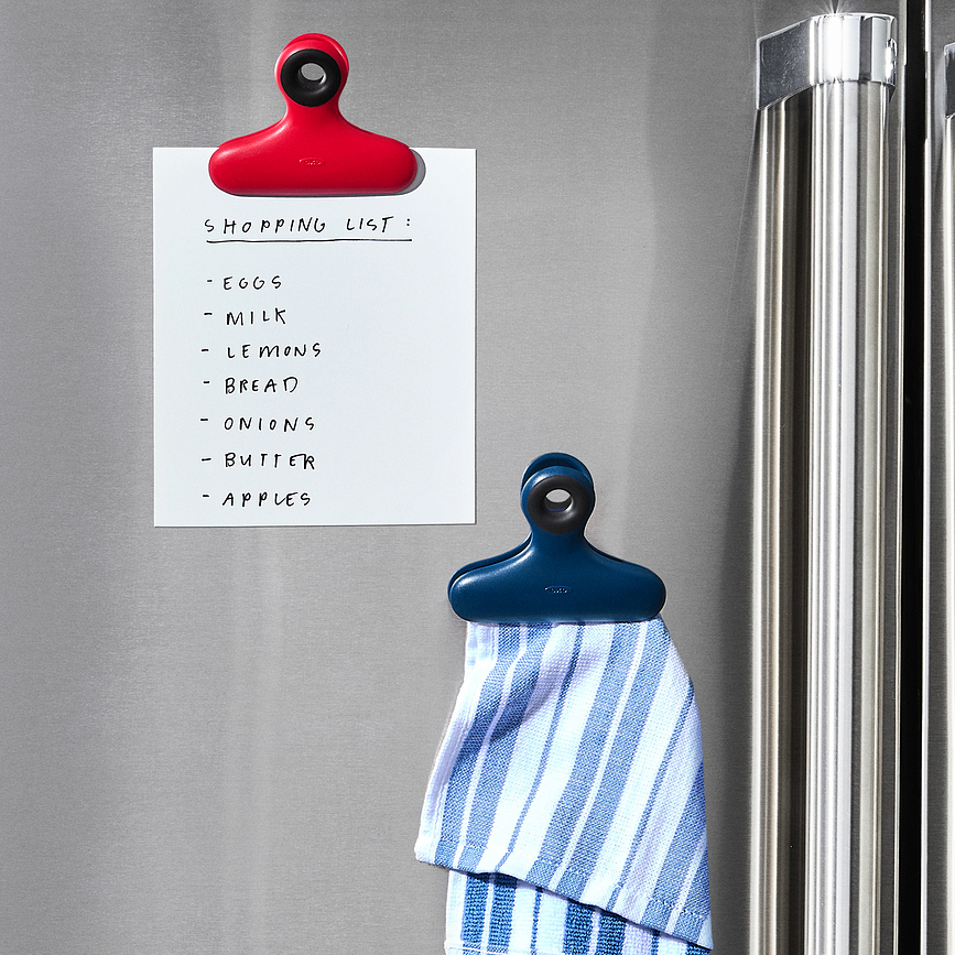 Pinzas Magnéticas Good Grips, 8,9 cm, de colores, 4 unidades