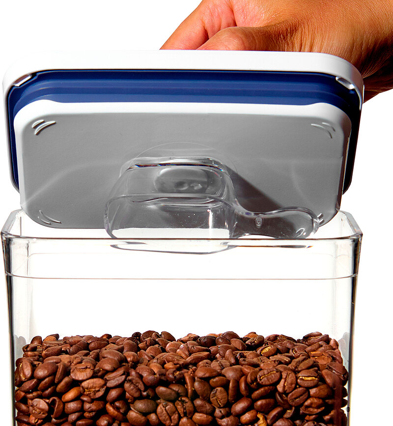 Pop2 Boîtes de Conservation avec graduation, Lot de 3