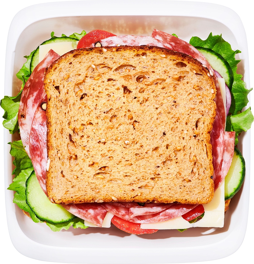 Prep & Go Boîte Repas 1 L, blanche et bleue