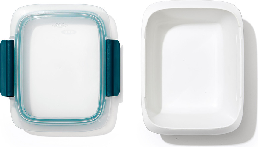 Prep & Go Boîte Repas 1 L, blanche et bleue