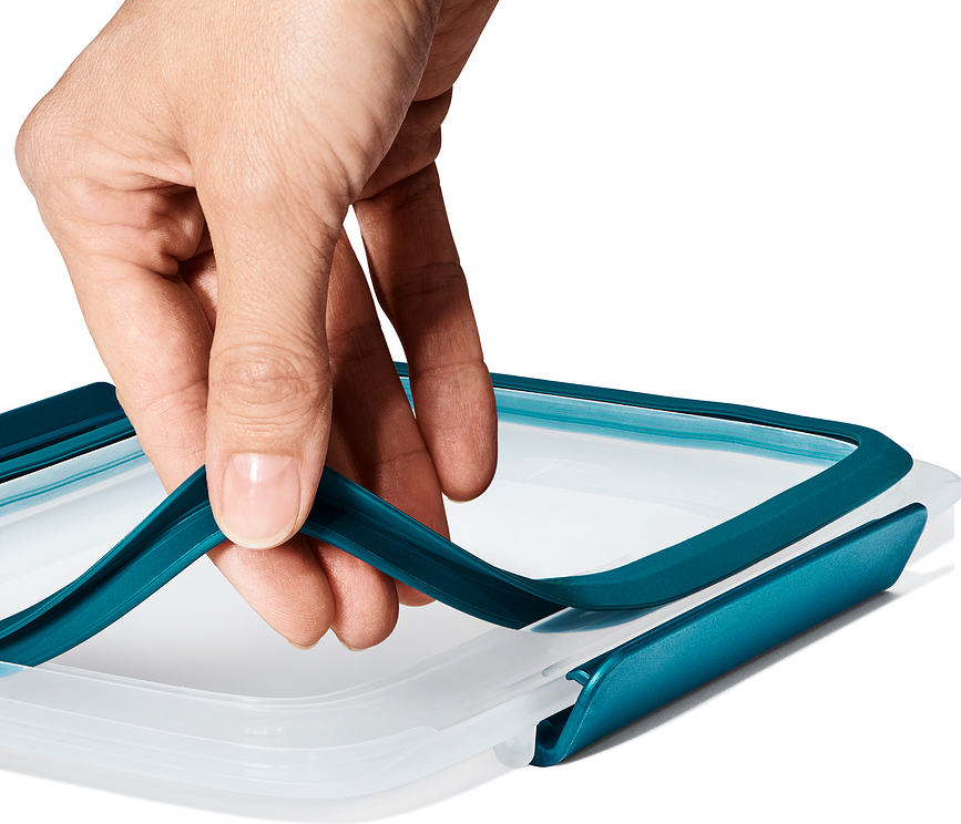 Prep & Go Δοχείο Φαγητού, 1 L, λευκό-μπλε