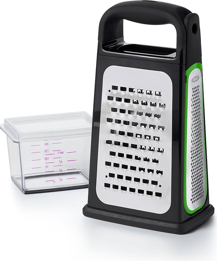 Rallador de Cocina con Recipiente y Zester Good Grips