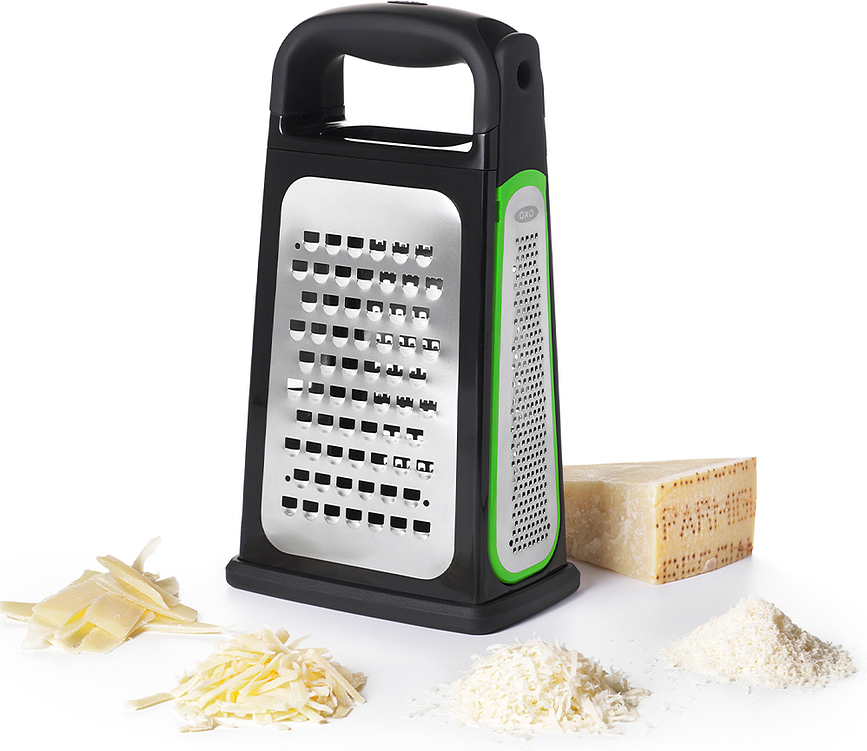 Rallador de Cocina con Recipiente y Zester Good Grips