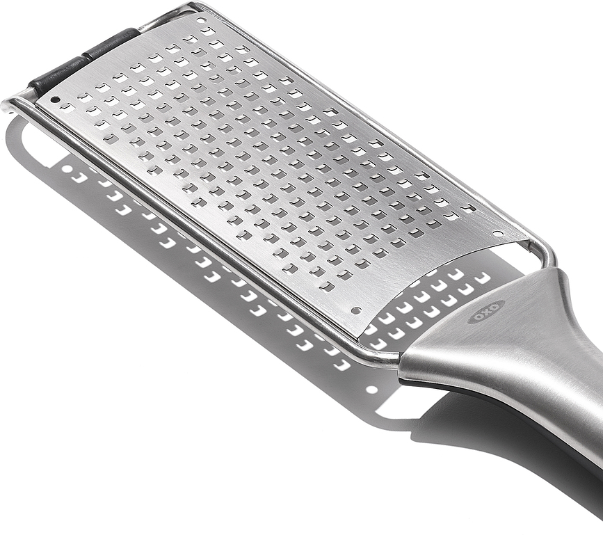 Rallador fino Oxo, de acero inoxidable