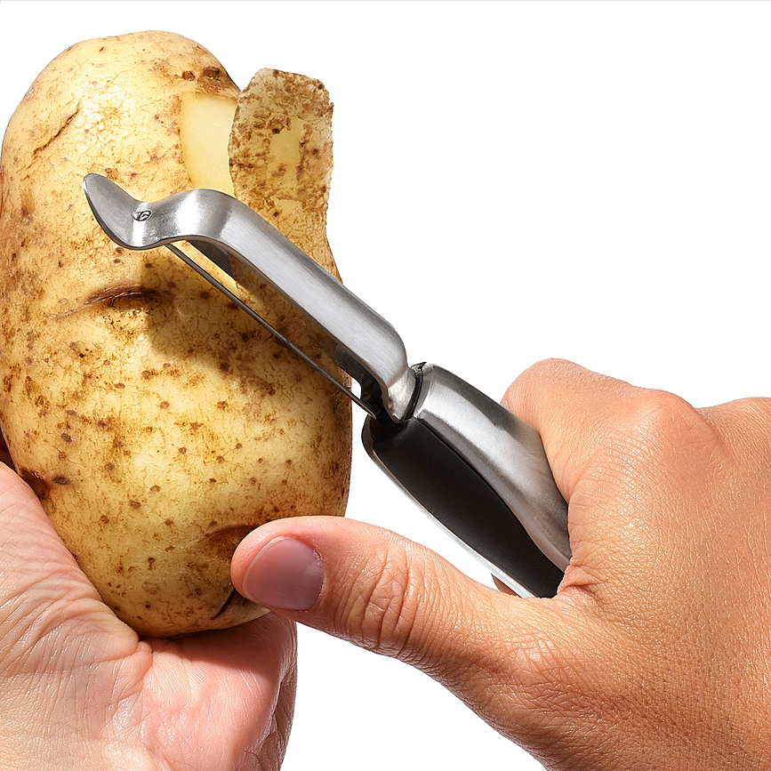 Ξεφλουδιστήρι διπλής όψης, ανοξείδωτο ατσάλι