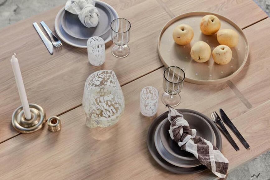 Aki Plateau ovale, beige