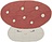Alfombra de Juegos Mushroom, roja