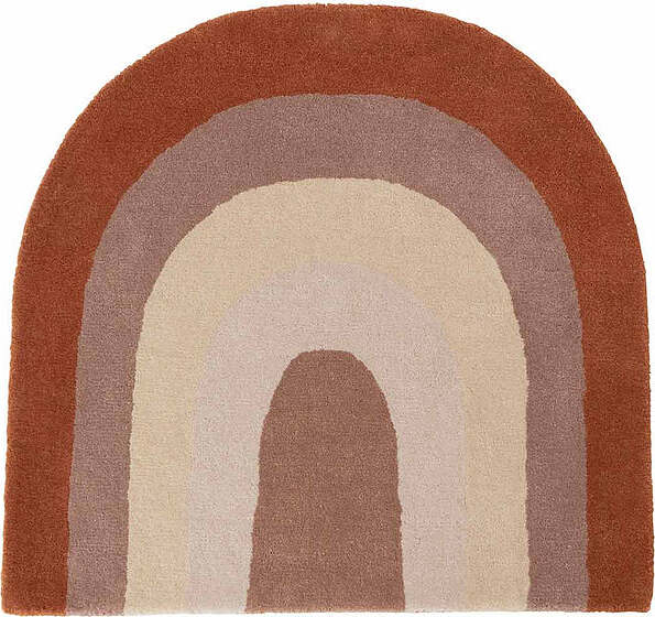 Alfombra infantil Rainbow, 88 x 90 cm