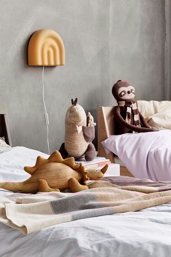 Aplique de pared con interruptor Rainbow, blanco roto