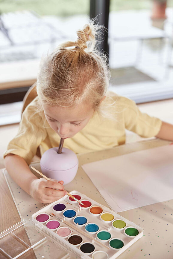 Apple Gobelet avec paille, 250 ml, rouge