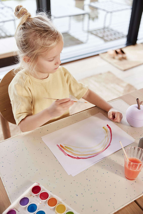 Apple Gobelet avec paille, 250 ml, rouge