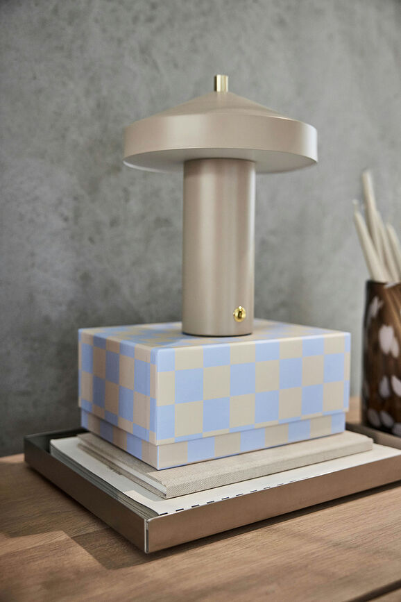 Bakku Δίσκος διακοσμητικός, 31,5 x 24,5 εκ., μπεζ-γκρι