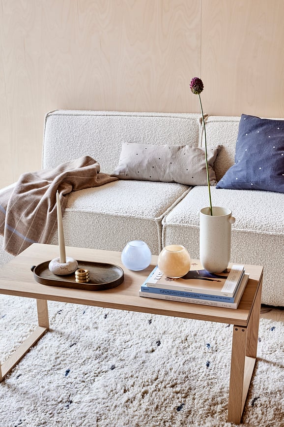 Bandeja decorativa Inka, 18 x 34 cm, roble natural