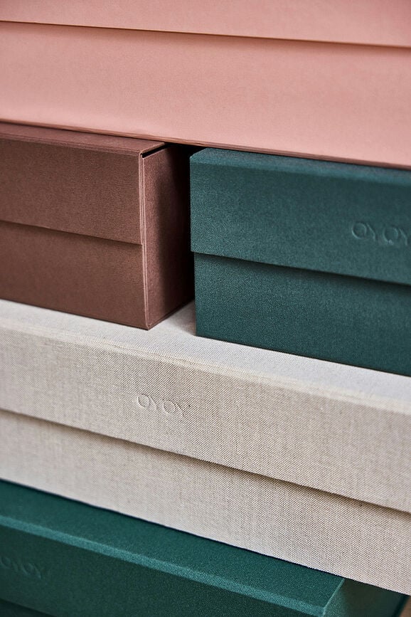 Caja de almacenamiento Hako, formato A5, roja