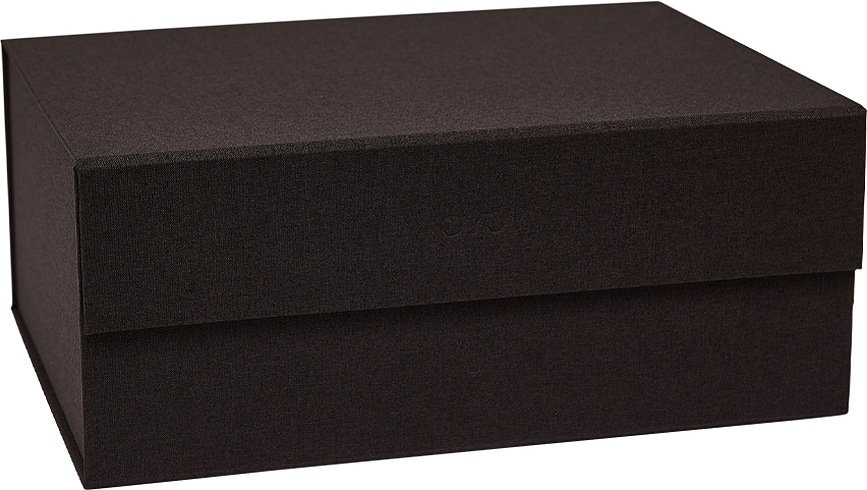 Caja Hako, formato A4, marrón