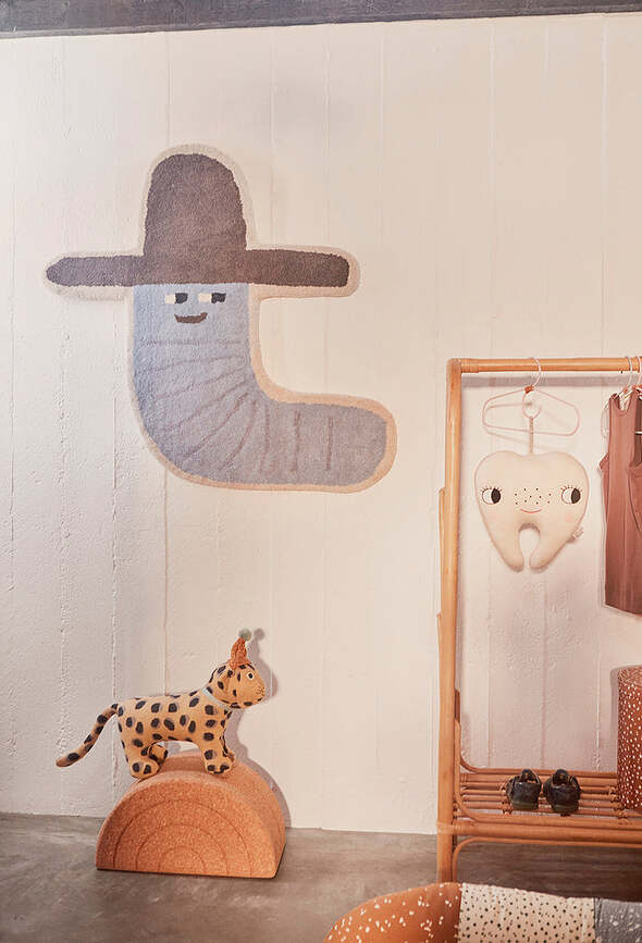 Calle Cowboy Παιδικό Χαλί, Ø 85 cm