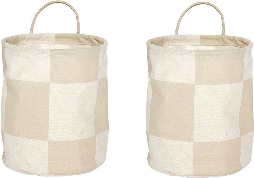 Cestas de Almacenamiento Chess, talla S, beige, 2 unidades