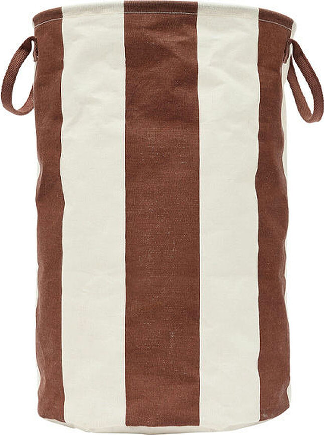 Cesto de Almacenaje Multiusos Kara, 54 cm, marrón y beige