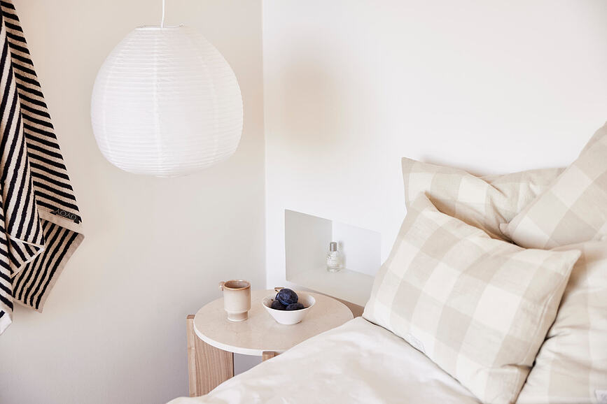 Chess Housse de Coussin décorative 50 x 50 cm, beige