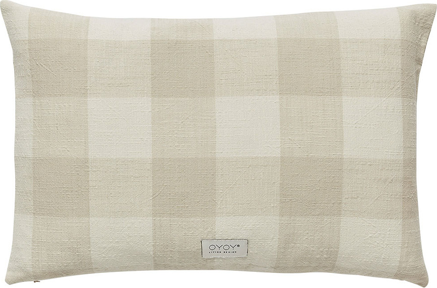 Chess Housse de Coussin décorative, 40 x 60 cm, beige