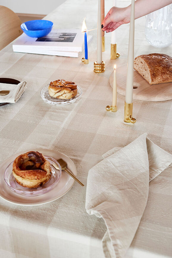 Chess Τραπεζομάντηλο, 140 x 260 cm, μπεζ