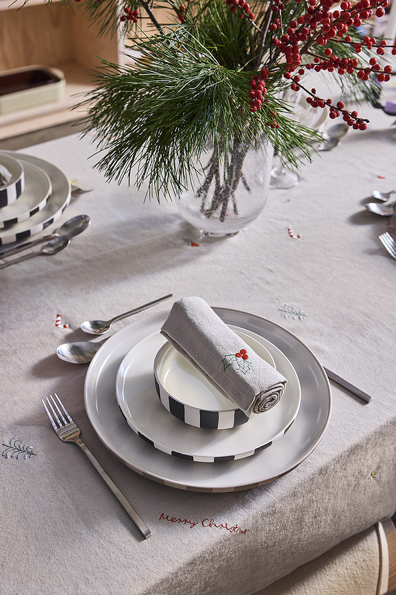 Christmas Serviettes de table, 45 x 45 cm, Lot de 4