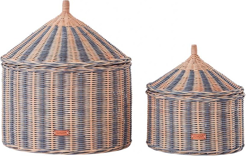 Circus Aufbewahrungskörbe, blau, 2 St.