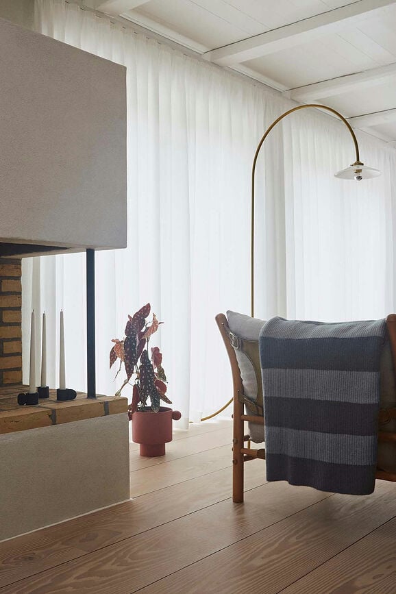 Maceta decorativa Inka Kana, 22 cm, roja