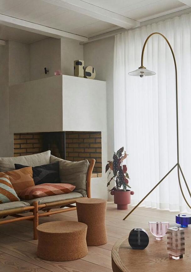 Maceta decorativa Inka Kana, 22 cm, roja