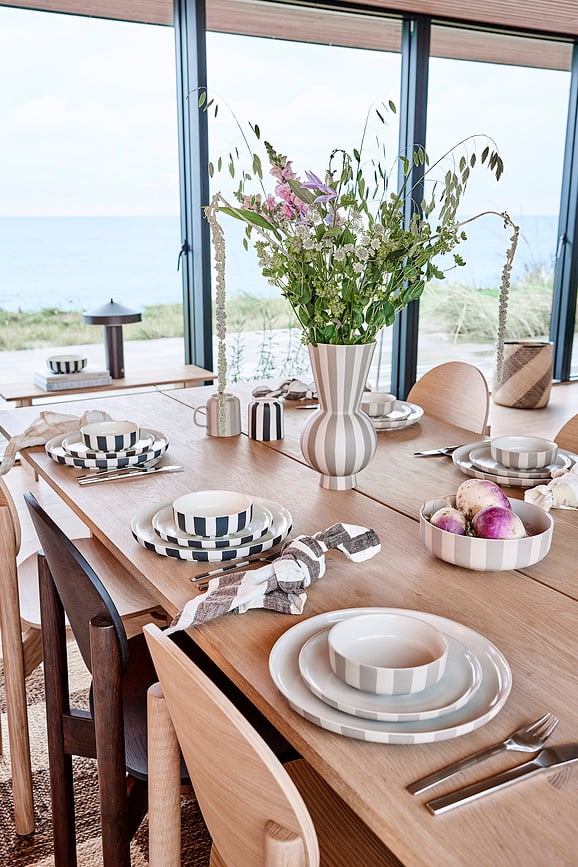 Cuenco Toppu, 20 cm, blanco y negro