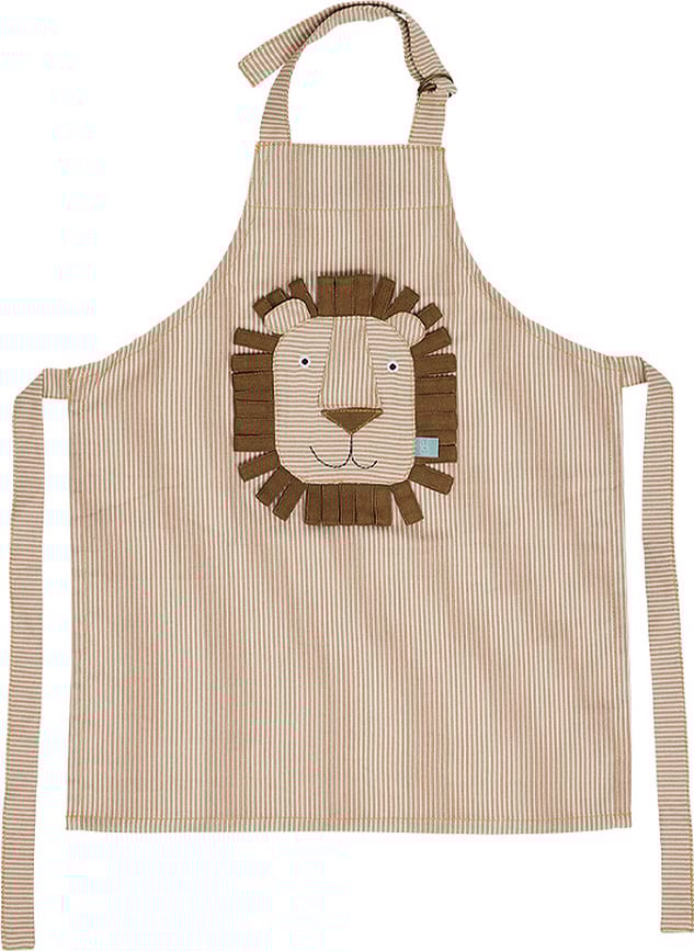 Delantal infantil Oyoy, diseño de león