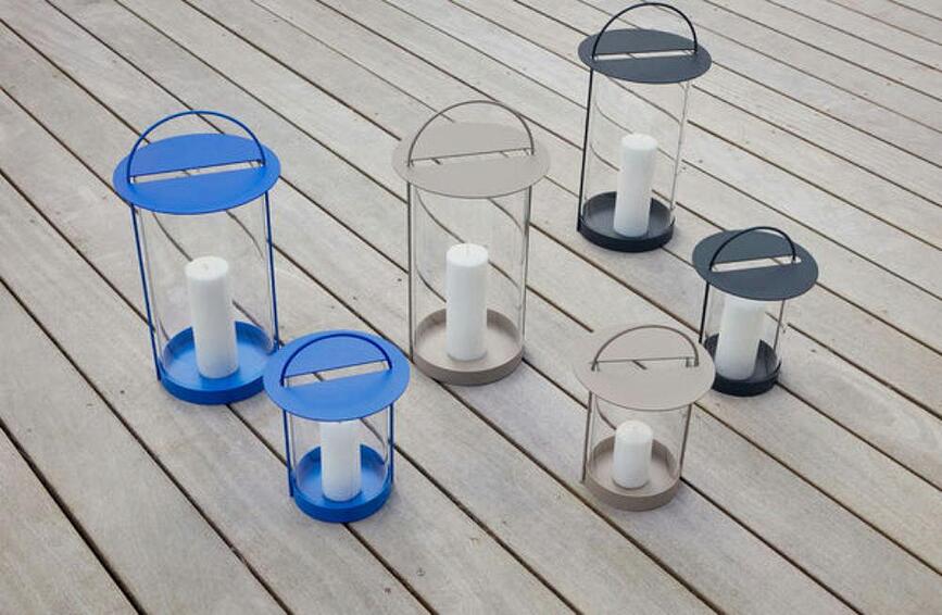 Farol Maki, 48 cm, marrón