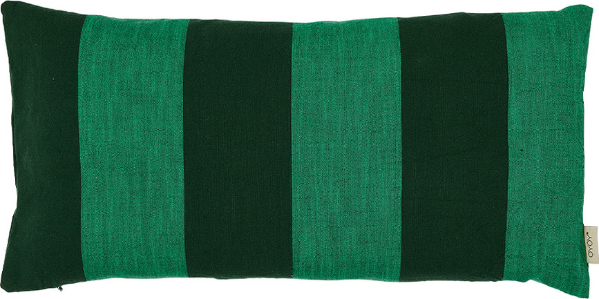 Funda de Cojín decorativa Kara, 30 x 60 cm, verde