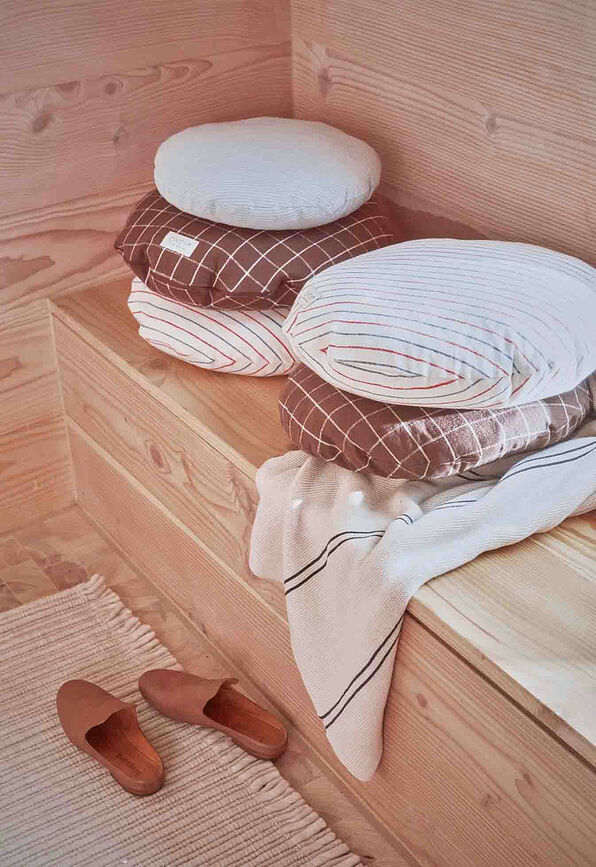 Funda de Cojín decorativa Kyoto, 50 cm, colorida