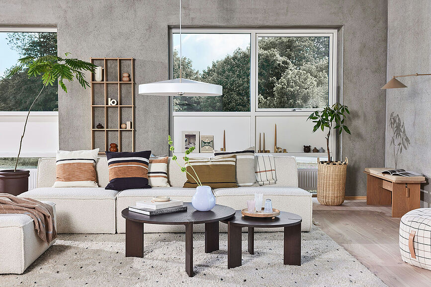 Funda de Cojín decorativa Sofuto, 50 x 50 cm, beige