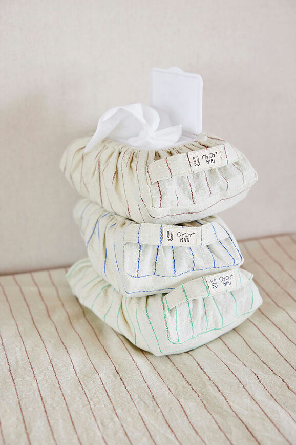 Funda para Cambiador OYOY, beige y azul