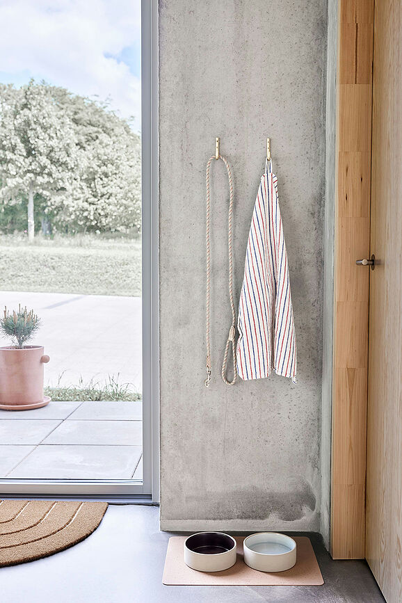 Ganchos de Pared Pieni, 8 cm, latón, 2 unidades