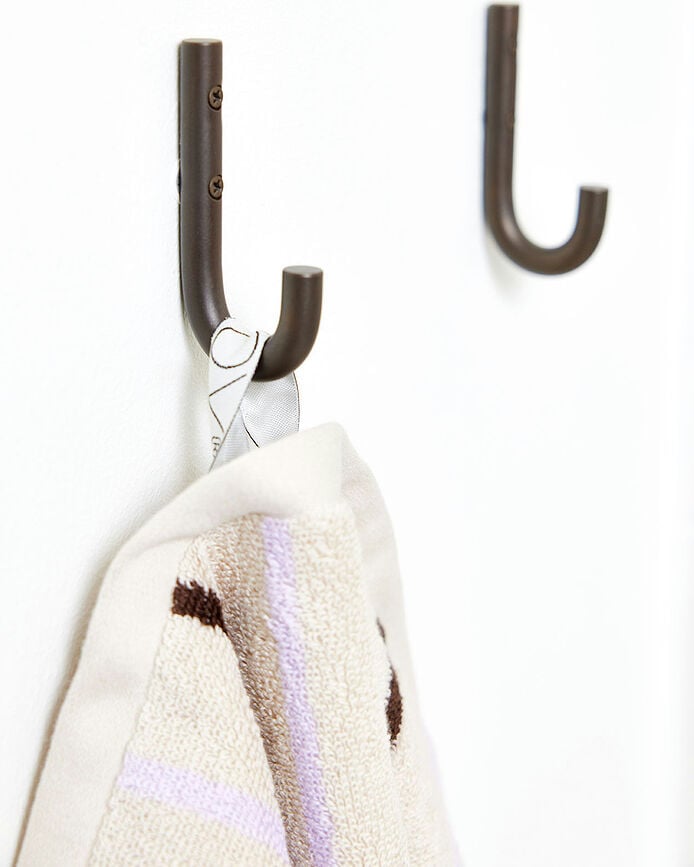 Ganchos de Pared Pieni, 8 cm, latón, 2 unidades