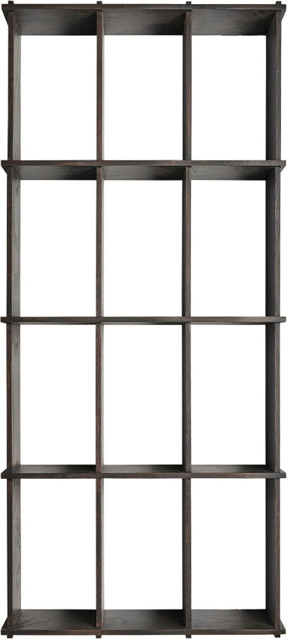 Grid Wandregal 130 cm, dunkle Esche