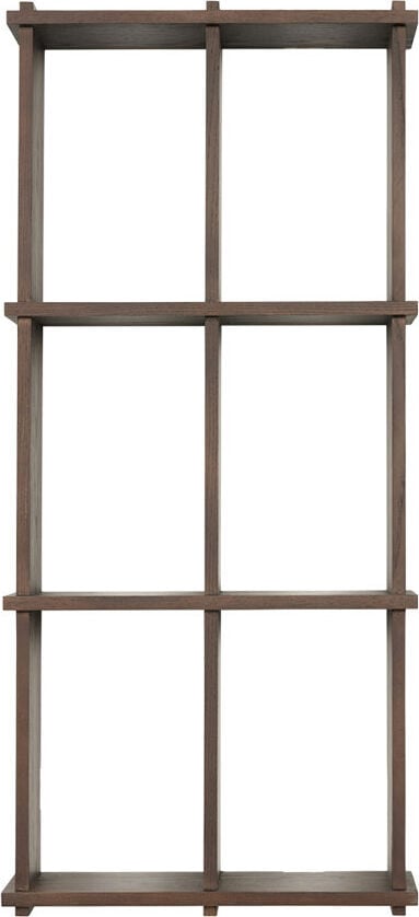 Grid Wandregal 89 cm, dunkle Esche