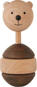 Grzechotka Bear, Holz