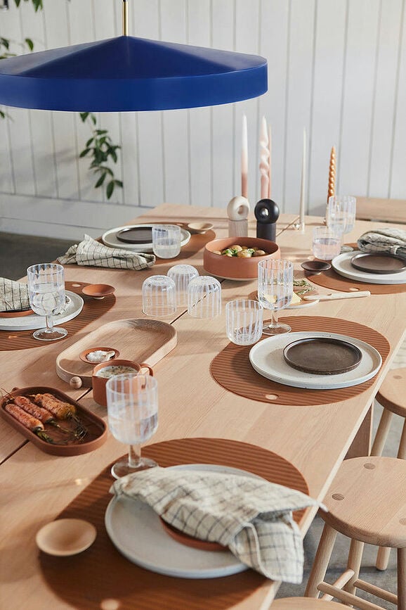 Hatto Viseča svetilka, 65 cm, modra