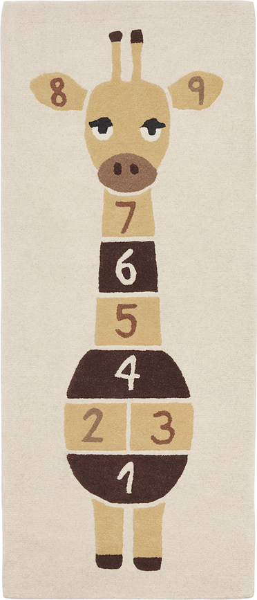 Hopscotch Tepih dječji 75 x 180 cm uzorak žirafe