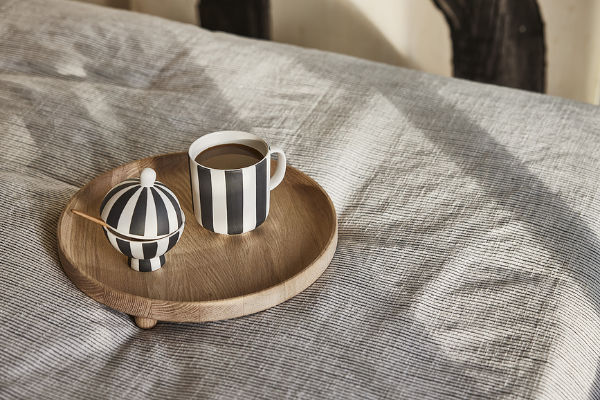 Inka Διακοσμητικός Δίσκος, 30 cm, φυσική δρυς