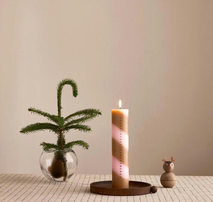 Jali Βάζο, 13 cm, σκούρο καφέ