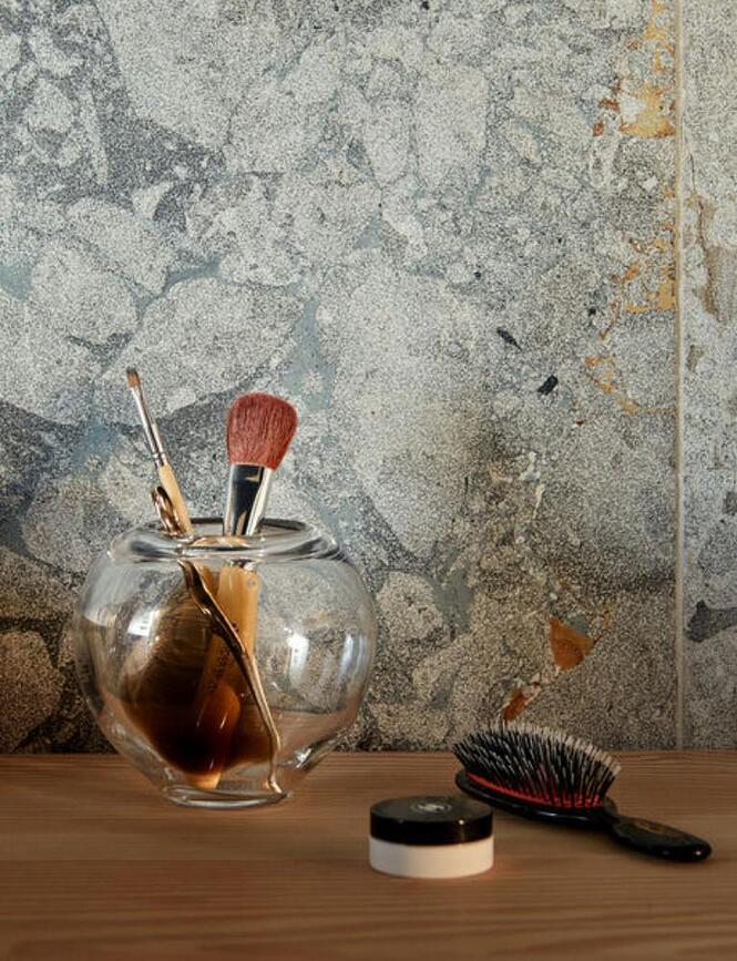 Jali Βάζο, 13 cm, σκούρο καφέ