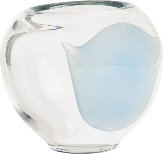 Jali Vase 13 cm, hellblau