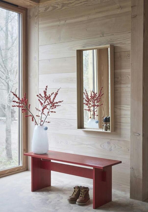 Jarrón Inka, 34 cm, blanco roto