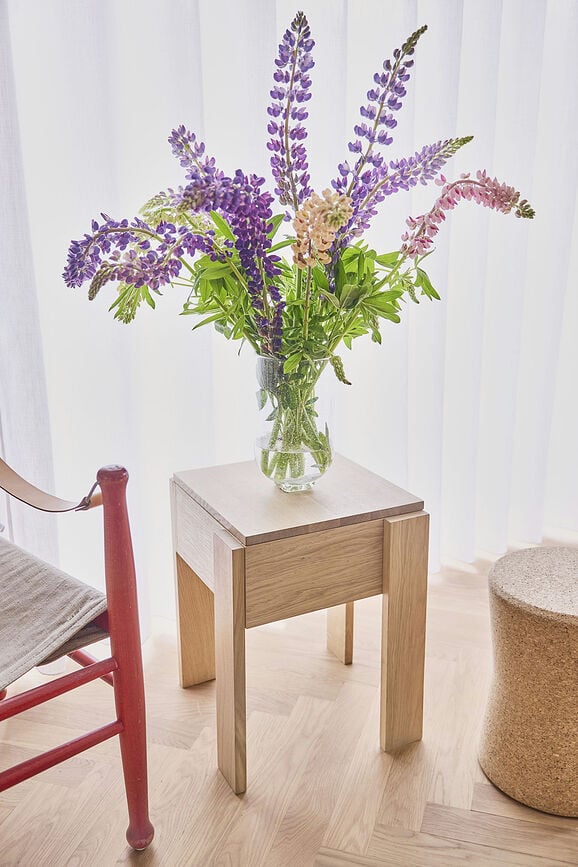 Jarrón Kuki 17 cm, transparente